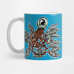 Cute Octopus Tentacle Logo Illustration Cartoon Character Lil Squid Mug